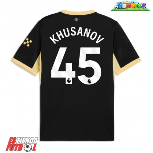 Manchester City Abdukodir Khusanov #45 Segunda Equipación 2026-27 Manga Corta
